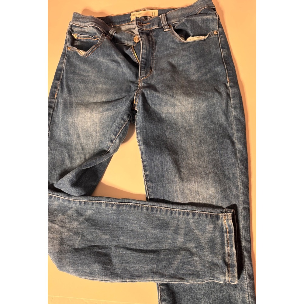 Garage Slim Fit Medium Wash Denim Jeans Women Size 11 Stretch Casual